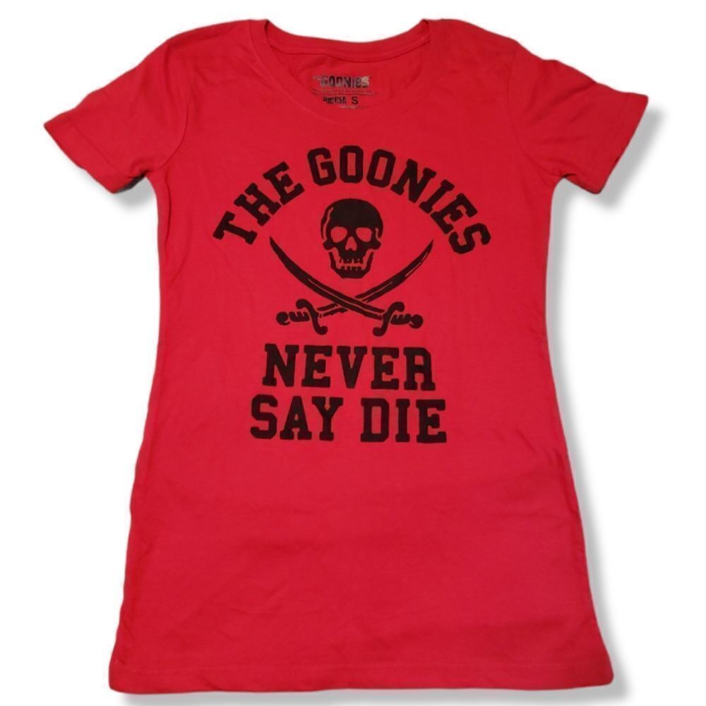 The Goonies Top Size Small By Ripple Junction Graphic Tee Never Say Die T-Shirt